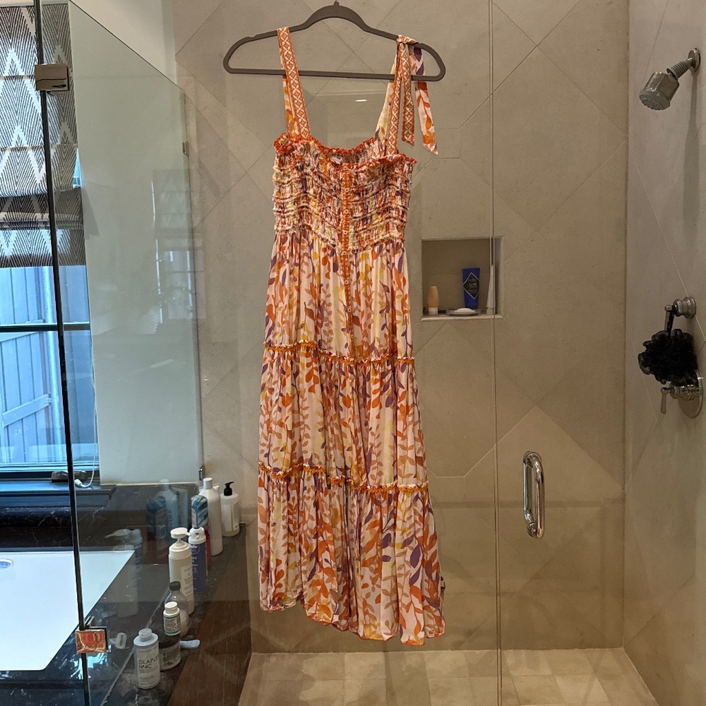 POUPETTE ST BARTH Women's Triny Midi Dress Size M